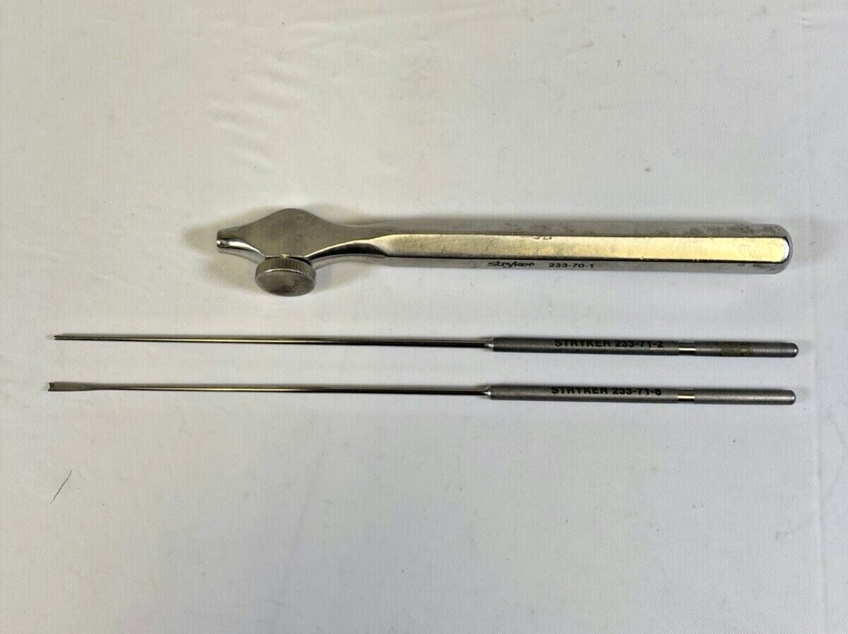 STRYKER 233-71-8 71-1 70-1 Small Joint Handle w/ Crescent Knife & Probe — photo 1