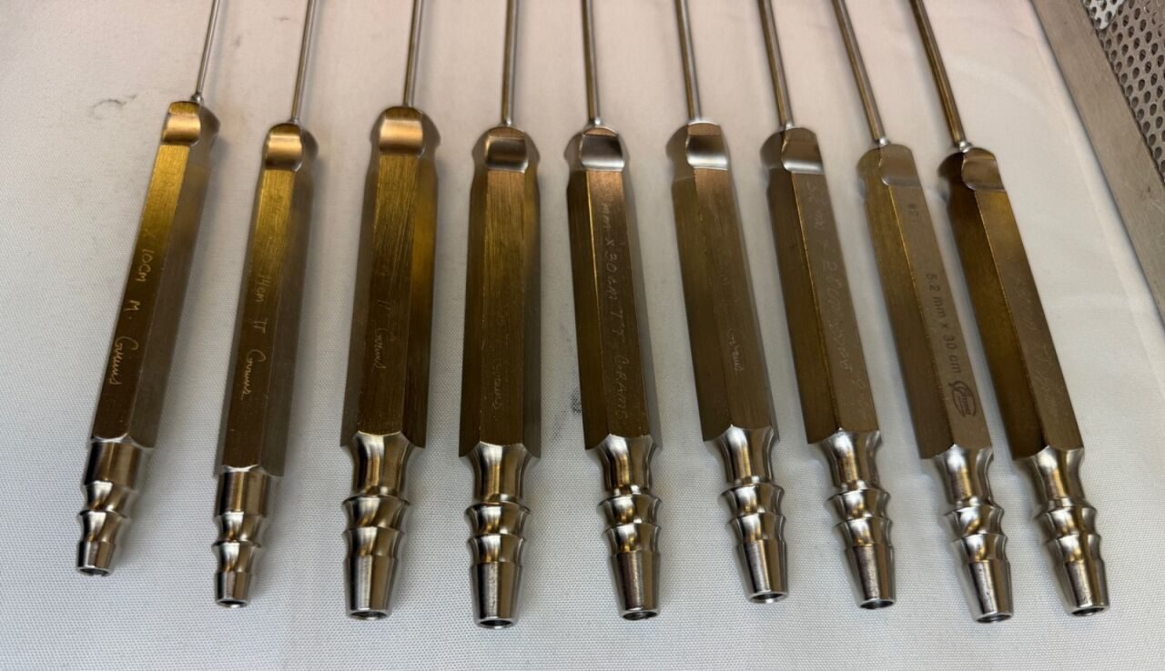 GRAMS Liposuction Cannulas Set of 9 w/ Tray — photo 7