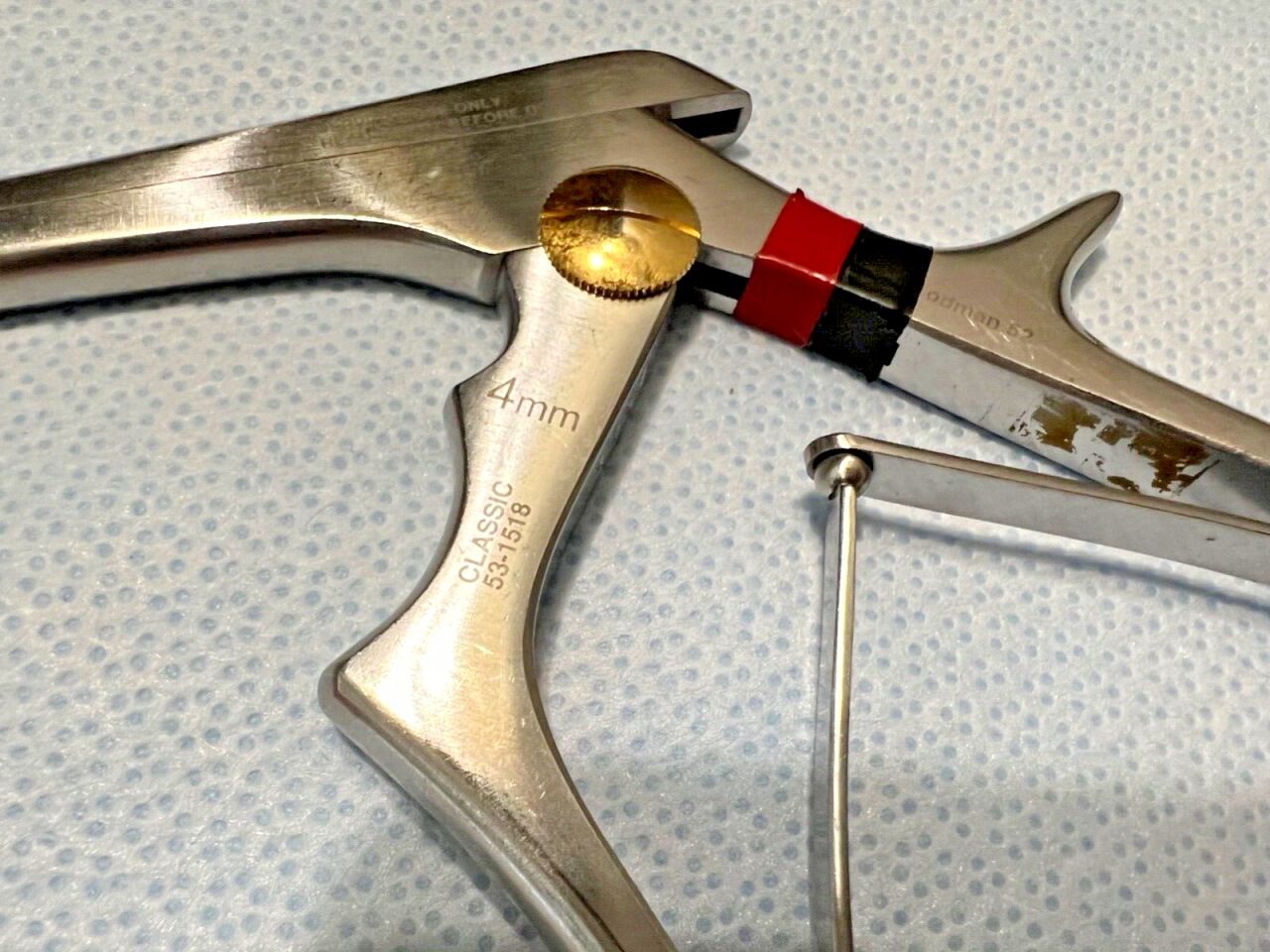 CODMAN  SYMMETRY 53-1518 Cervical Kerrison Rongeur 4mm X 40deg UpBite X 7" Neuro — photo 2