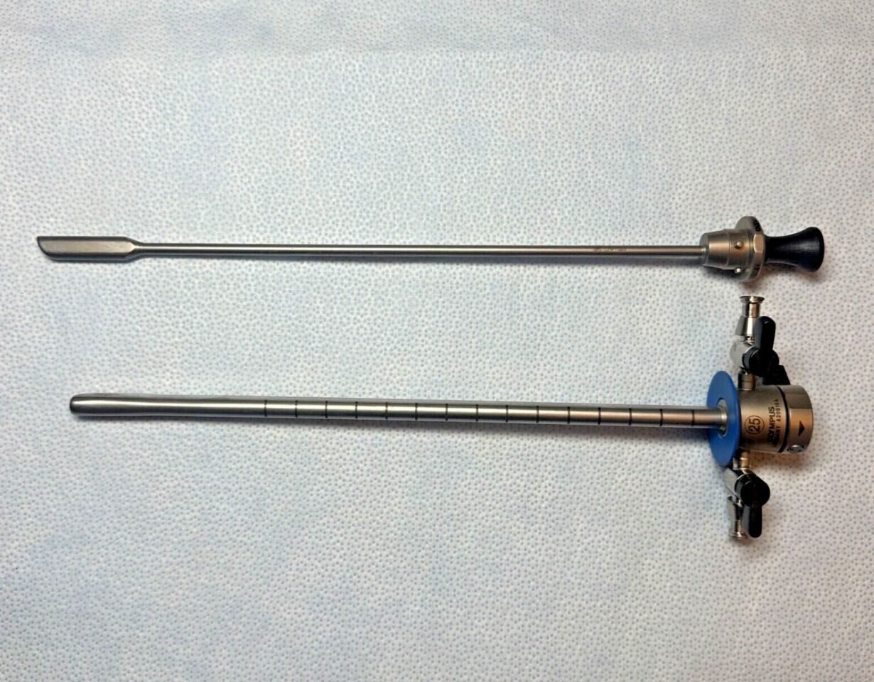 OLYMPUS A20915A A20907A 25 Fr Cystoscopy Sheath With Obturator