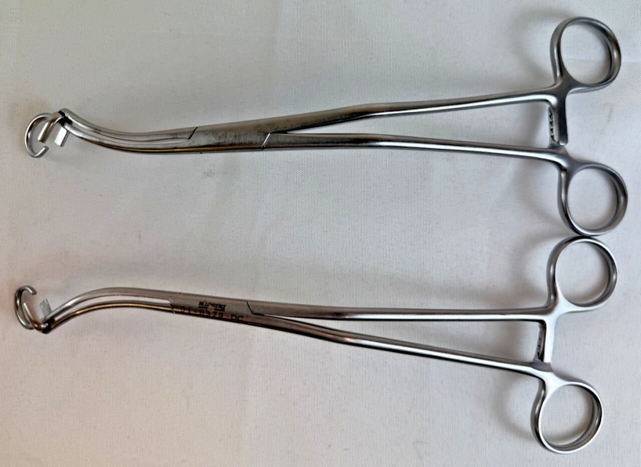 W. LORENZ 01-8378 & 01-8379 Simonton Clamp Left & Right CMF Orthopedics - Pair