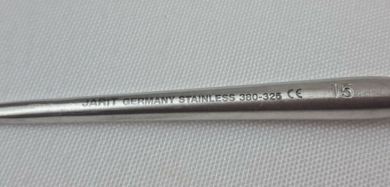 JARIT 380-325 7mm Curve 7-3/4in Heavy Periosteal Nasal Elevator — photo 2