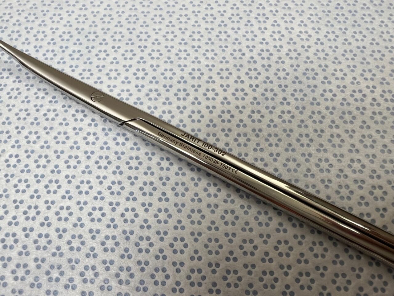 JARIT 100-302 Surgical 7" Jamison-Metzenbaum Scissors Curved Narrow Tip — photo 2