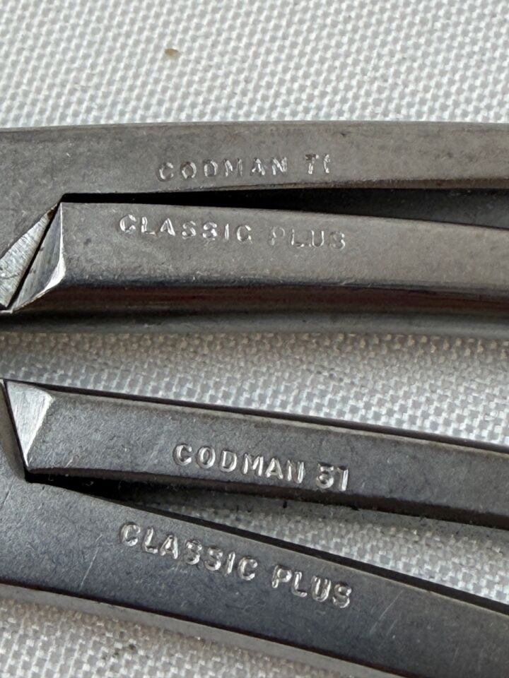 CODMAN 36-4015 T/C Jaw Stratte Needle Holders 9" Pair — photo 2