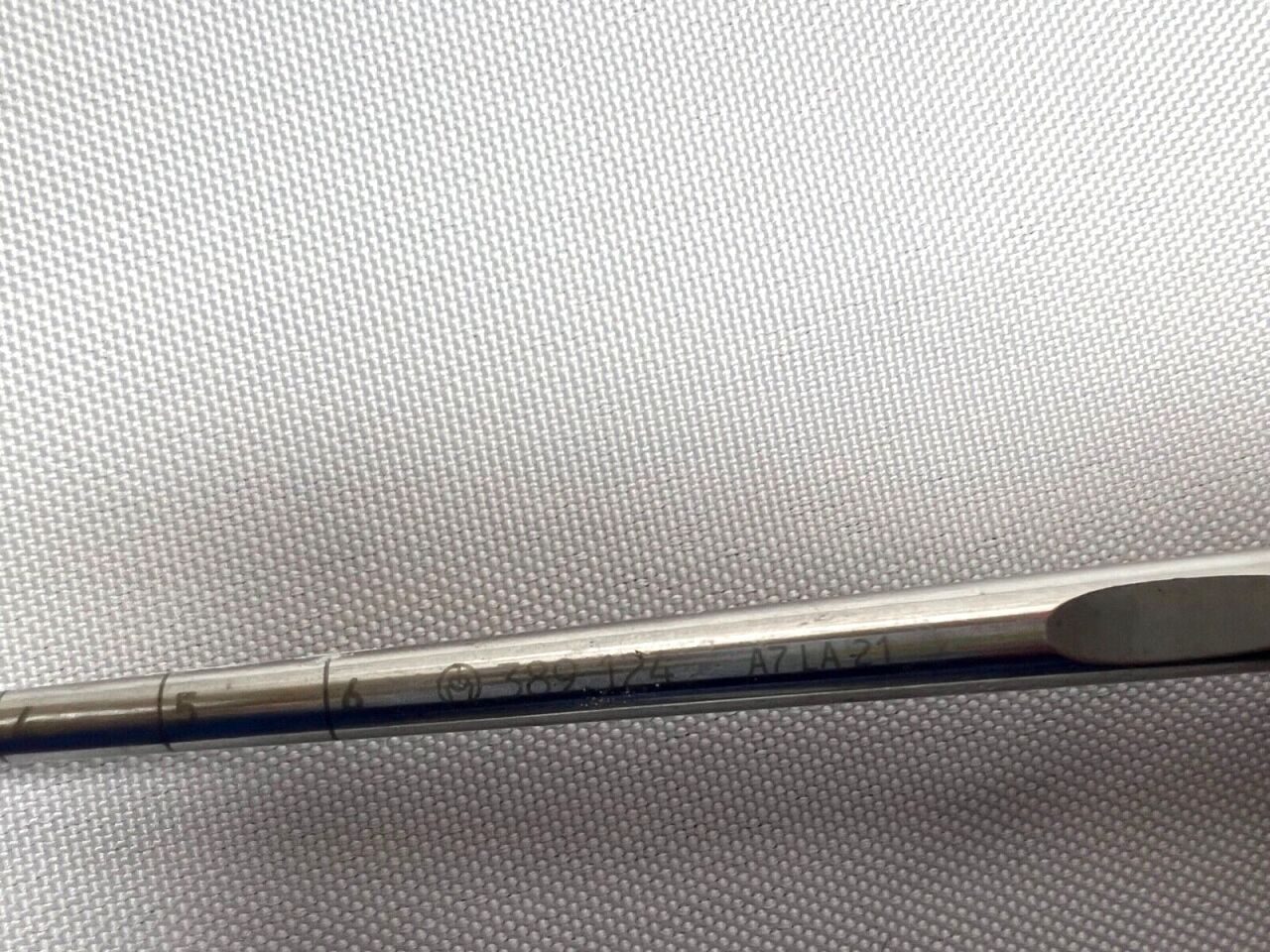 SYNTHES 389.124 Plivios Bone Rectangular Curette 8mm US899 — photo 2