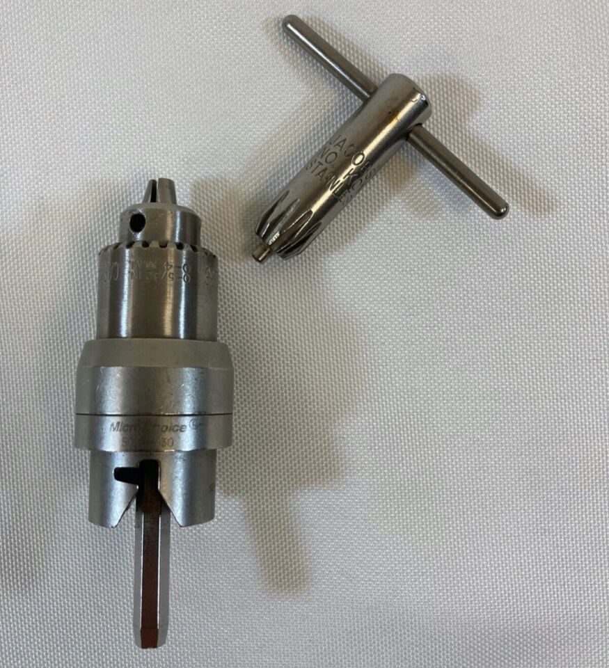 ZIMMER HALL 5020-030  Zimmer 5/32" Jacobs Chuck Attachment w/ Key Orthopedic