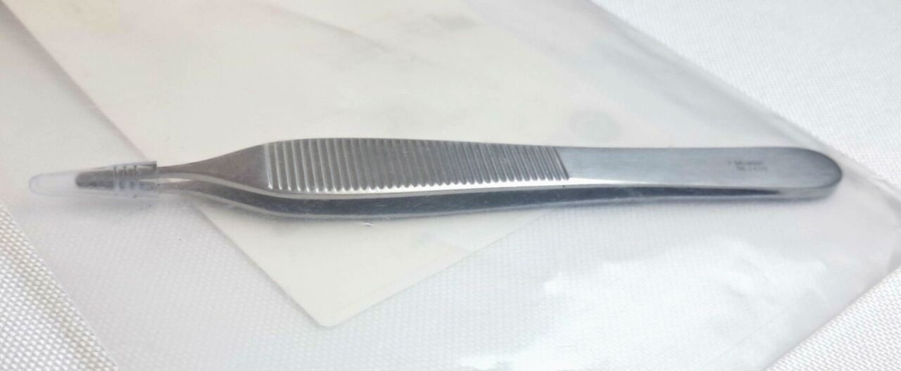 V. MUELLER NL1410 Adson Dressing Forceps Serrated 4-3/4" (12.1cm) — photo 1