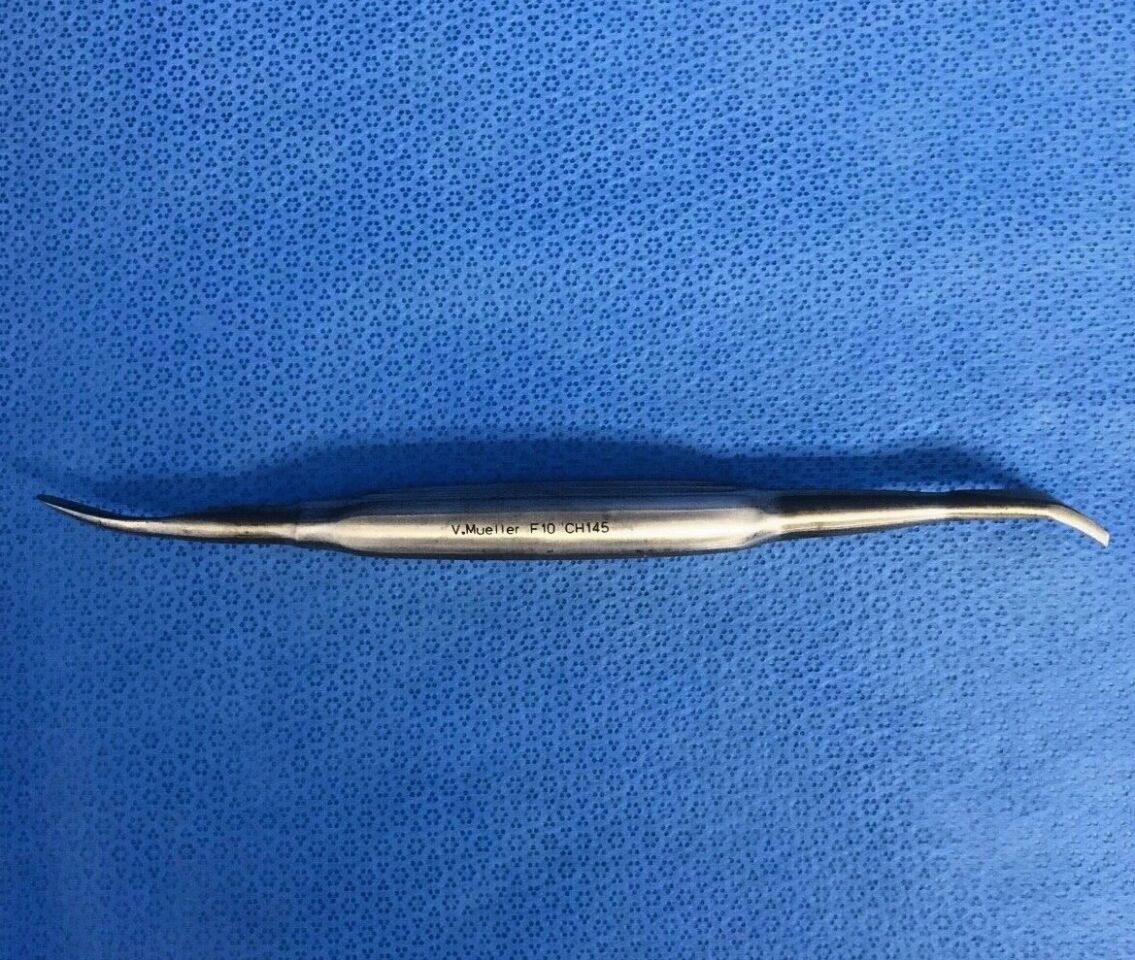 V. MUELLER CH145 Cameron-Haight Periosteal Elevator 12mm Round X 15mm Straight — photo 1