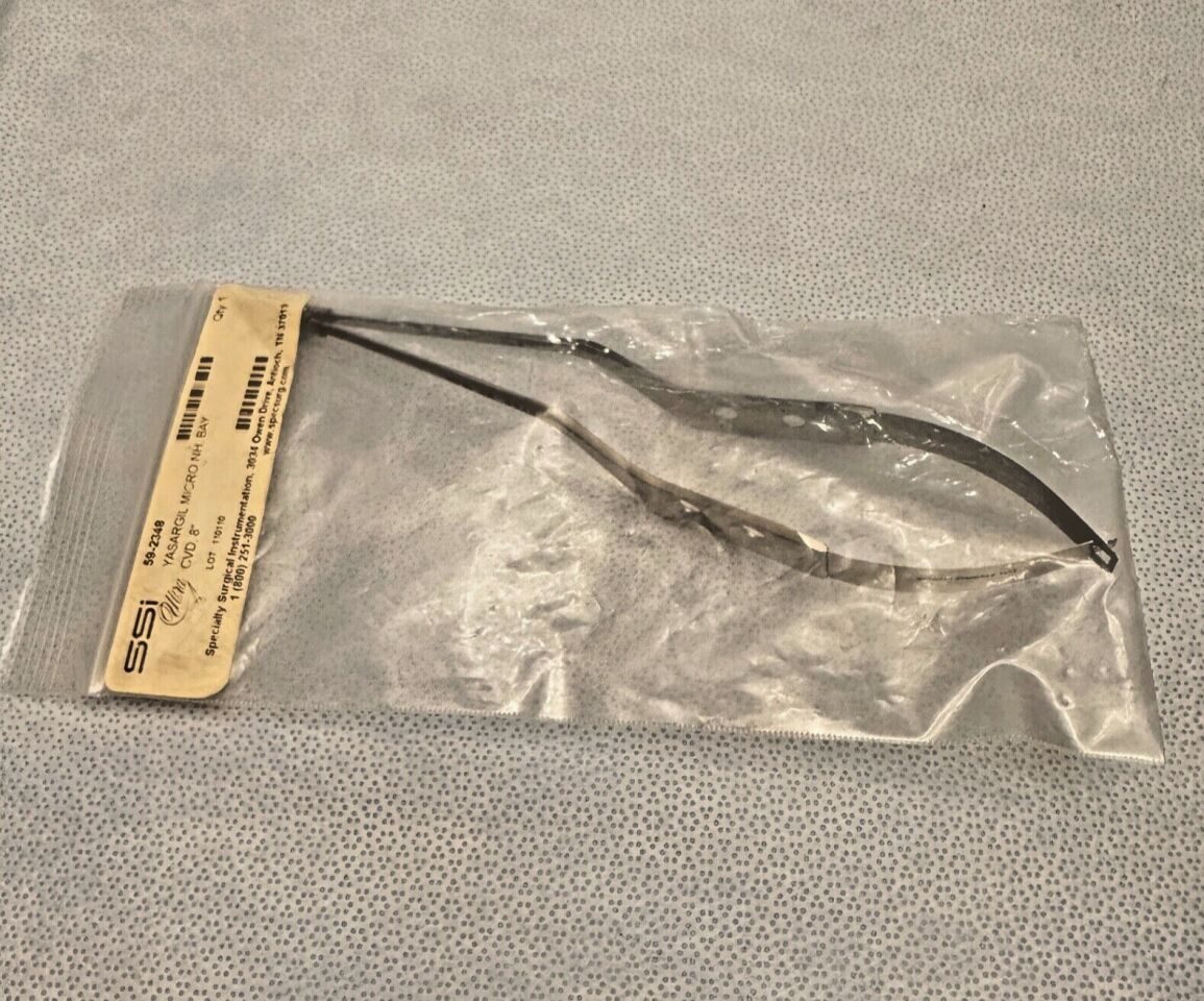 SYMMETRY SURGICAL 592348 Yasargil Micro Needle Holder Curved Upward 8"
