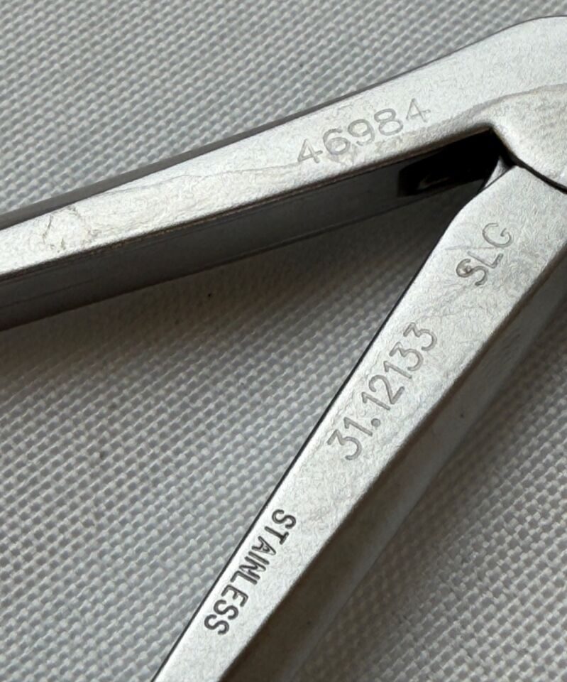 SHUTT-LINVATEC 31.12133 Mini Aggressor Arthroscopic Forceps 30deg Left 3.4mm 130mm — photo 5