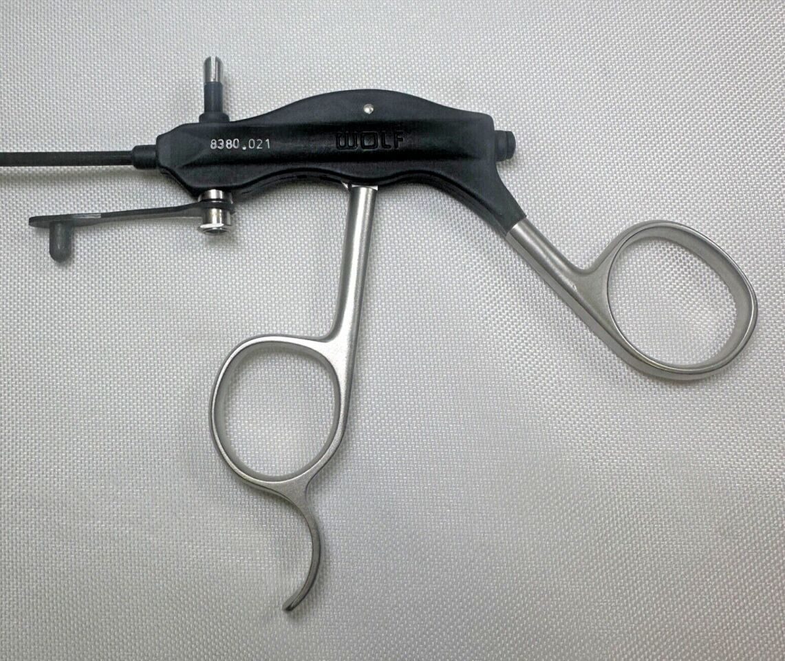 R. WOLF 8380.021 Scissors Hooked 3mm 46cm Laparoscopic Surgical Forcep — photo 2