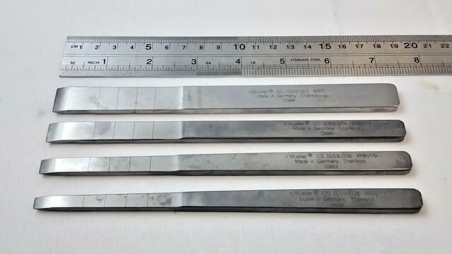 V. MUELLER  Straight Osteotome Set Orthopedic — photo 5