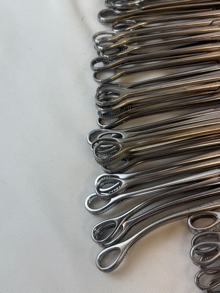 JARIT Foerster Sponge Forceps 7" & 9.5" Lot of 56 w/ Stringer — photo 8