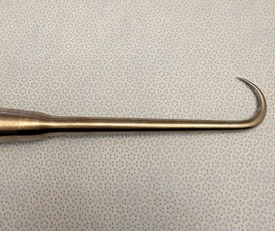 MILLENNIUM SURGICAL gs 45.4440 Bone Hook 9" Large 25mm Sharp — photo 3