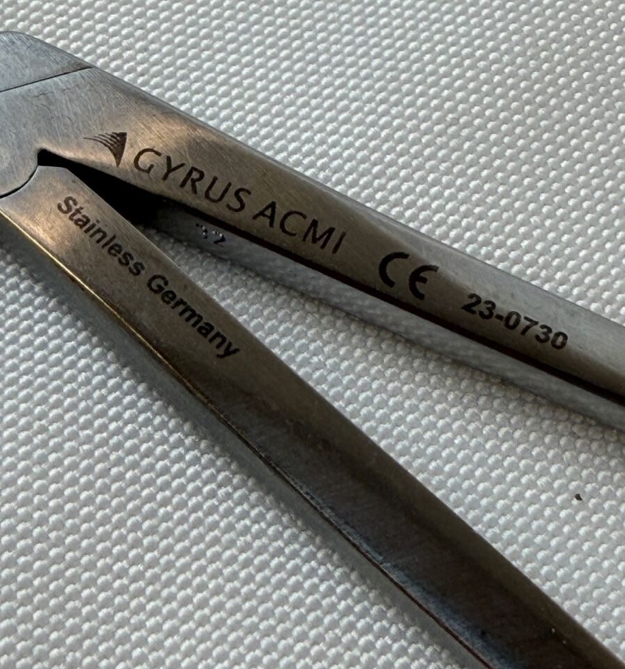 GYRUS ACMI 23-0730 Weil Blakesley Forcep Straight 4.8mm x 14mm Bite ENT — photo 2
