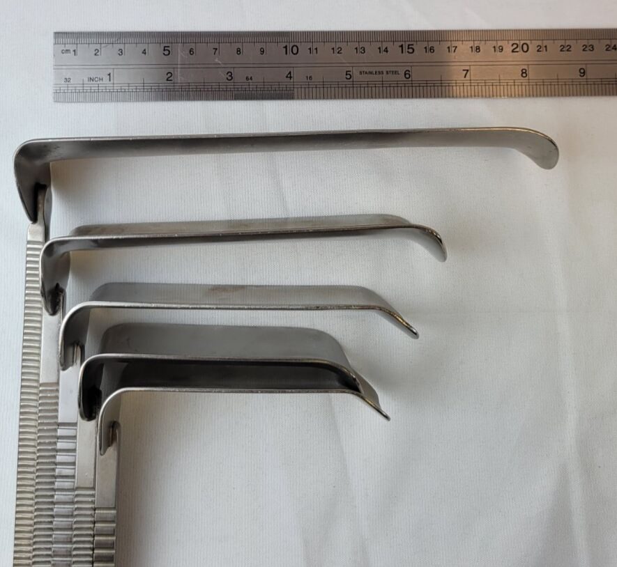 CODMAN Boss Bookwalter Kelly Set of 5 Retractor Blades — photo 12