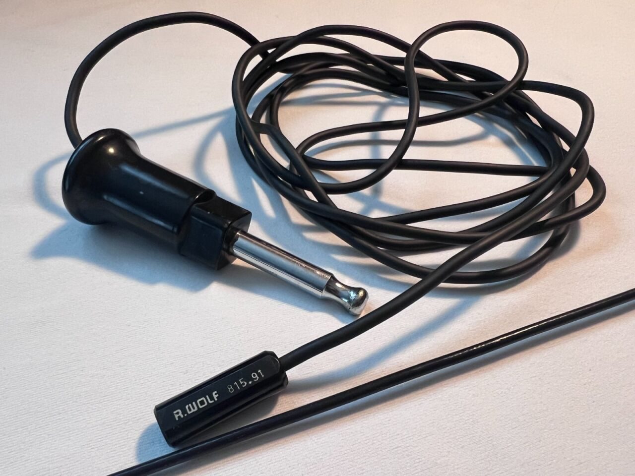 R. WOLF FS2030 Laparoscopic Monopolar Electrode Knife 3mmX320mm w/ 815.91 Cable Probe — photo 4