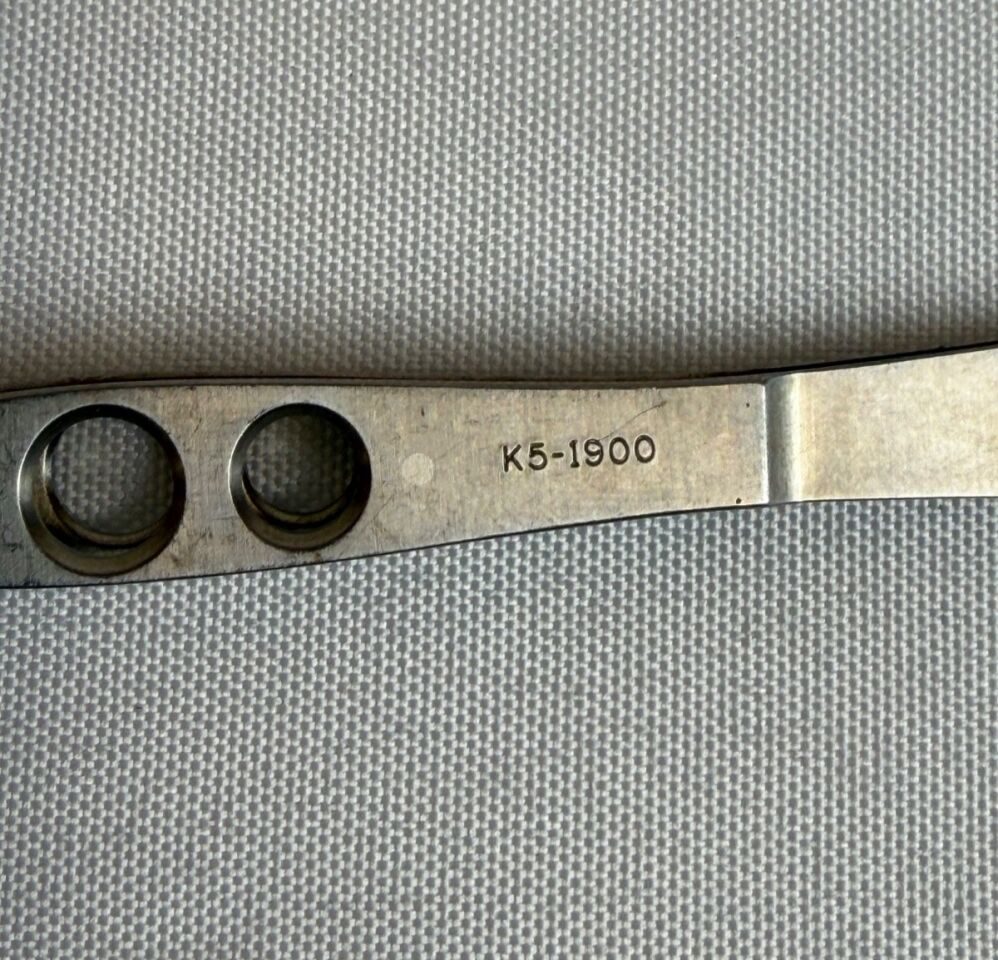 KATENA K5-1900 1x2 Teeth 0.12 Tips Castroviejo Colibri Forceps Very Delicate — photo 3