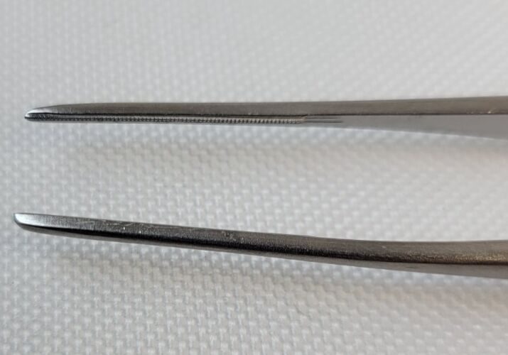 PILLING 35-1801 DeBakey Tissue Forceps Straight Delicate Tips 6" — photo 2