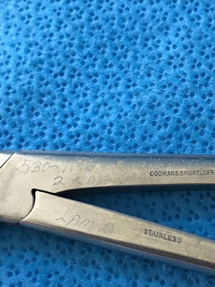 CODMAN 53-1196 2mmX10mm Up Cushing Intervertebral Disc Rongeur — photo 3