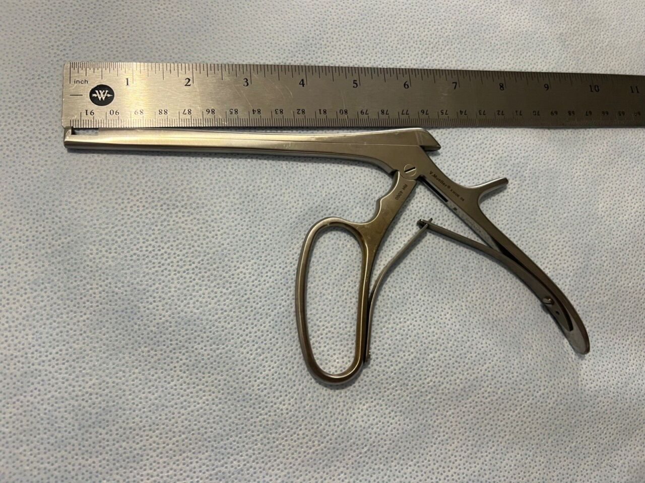 V. MUELLER RH4060 Ferris-Smith Laminectomy Kerrison Rongeur 5mm X 90deg Upbite 6"L — photo 5