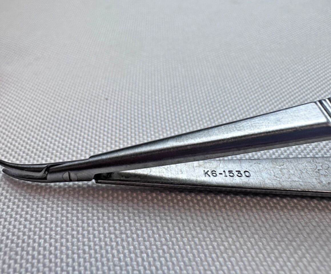 KATENA USA K6-1530 Castroviejo Needle Holder Curved Delicate — photo 3