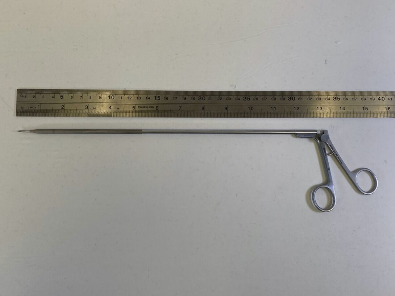 KARL STORZ 26169SL Micro Semm Scissors Curved Left 5mm x 33cm Sharp Laparoscopy — photo 8