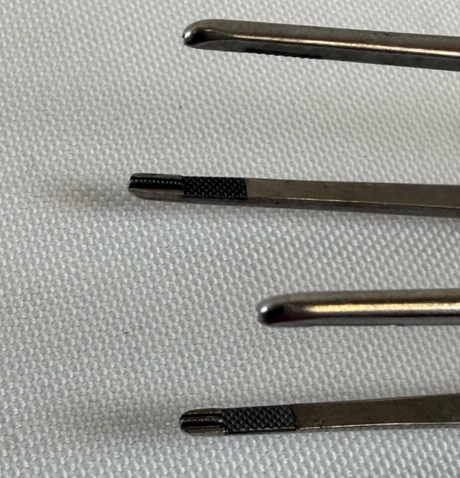 SONTEC 2200-092 DeBakey Needle Pulling Forceps T/C Serrated 2mm x 9.5" — photo 6