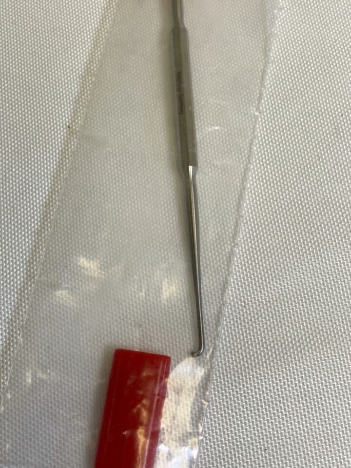 AESCULAP MA188R Gross Ear Hook 90deg Blunt 2.6mm & Spoon 3.2mm x 7.5mm x 5.25" ENT — photo 5