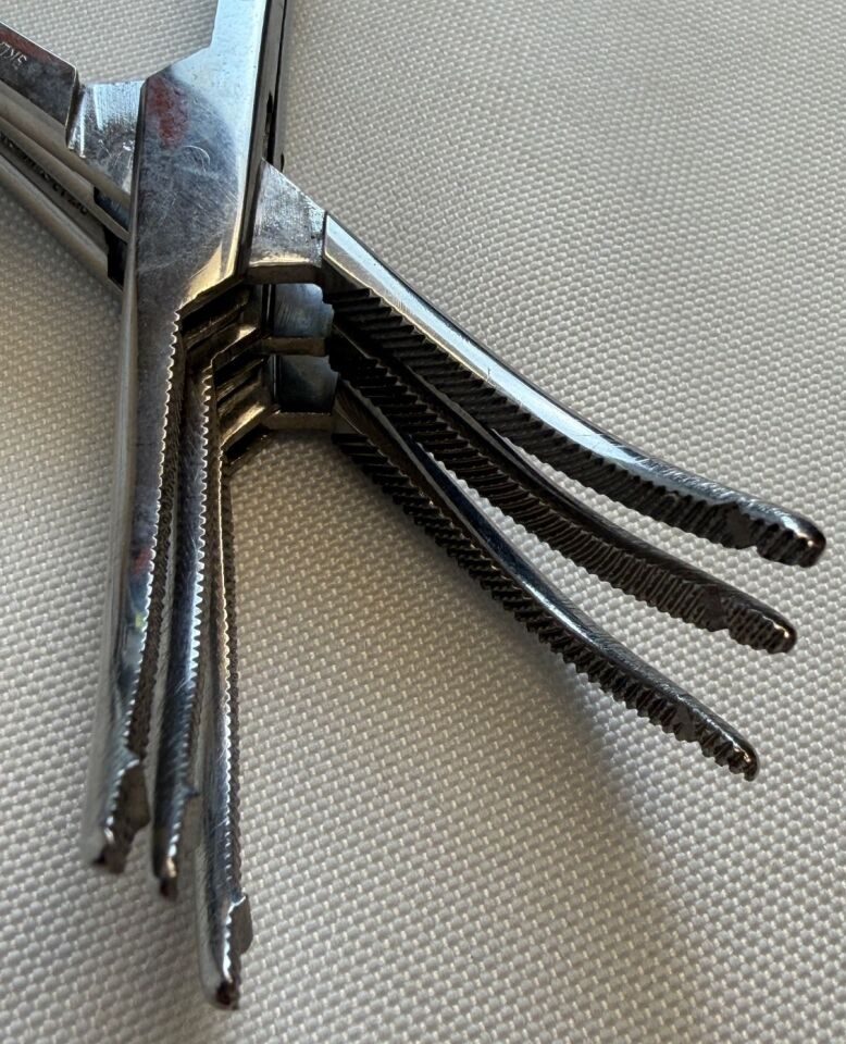 SKLAR 8" 9" ObGyn Set of 7 Heaney Hysterectomy Forceps Clamps — photo 7