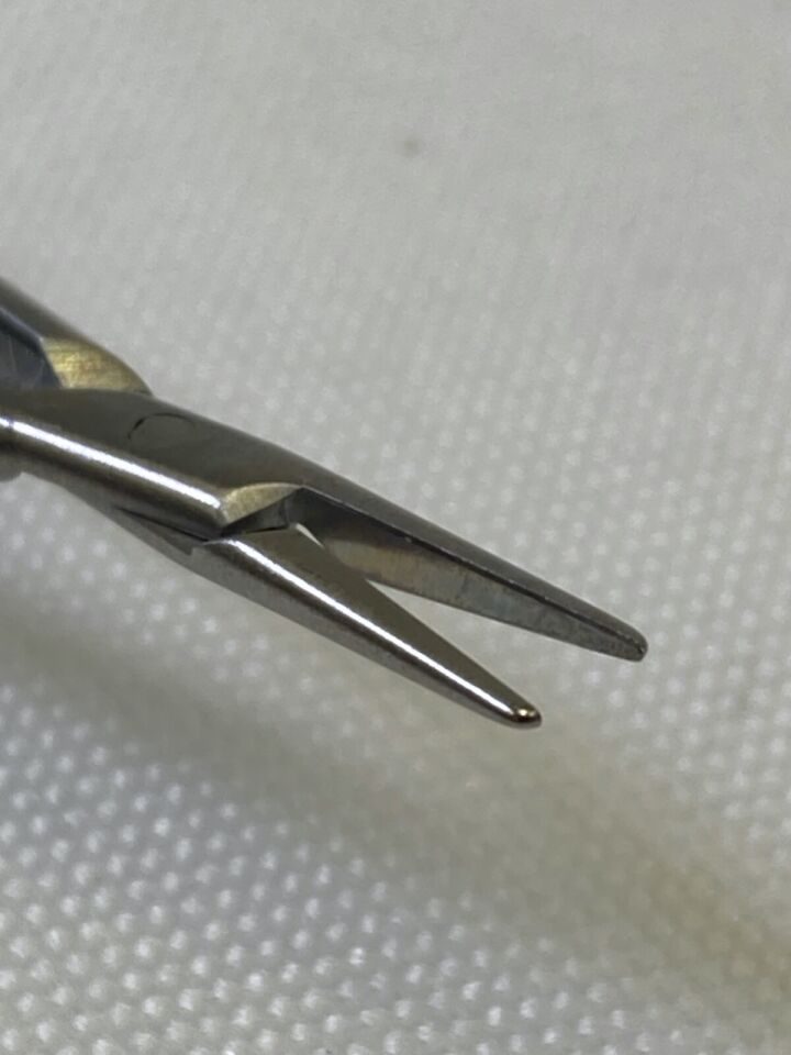 AESCULAP FD092R Micro Form Bayonet Needle Holder 80mm Shaft 200mm Length Neuro — photo 5