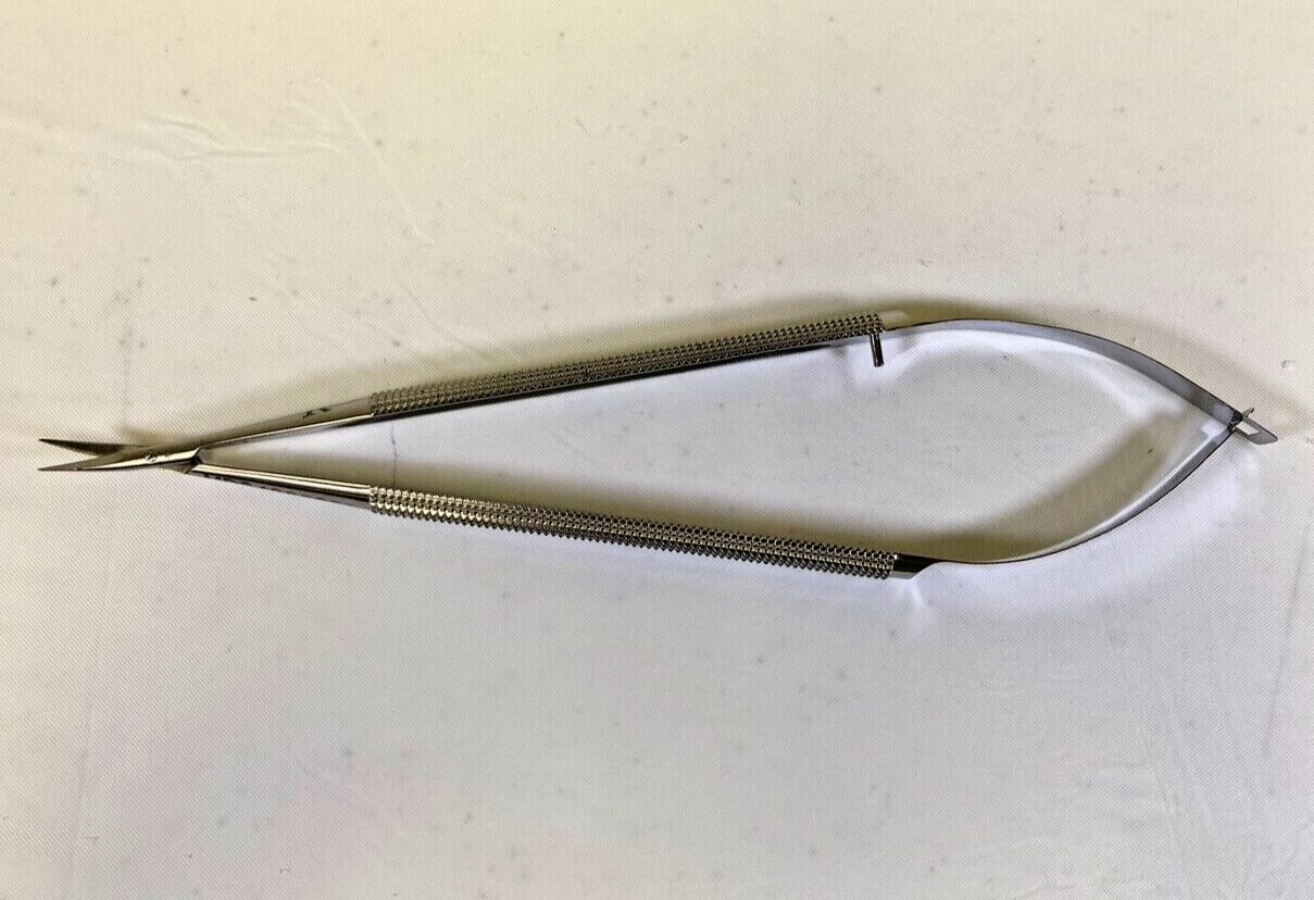 MEDLINE MDS4285031 Rhoton Curved Blade Microscissors 7" Neuro Microsurgery