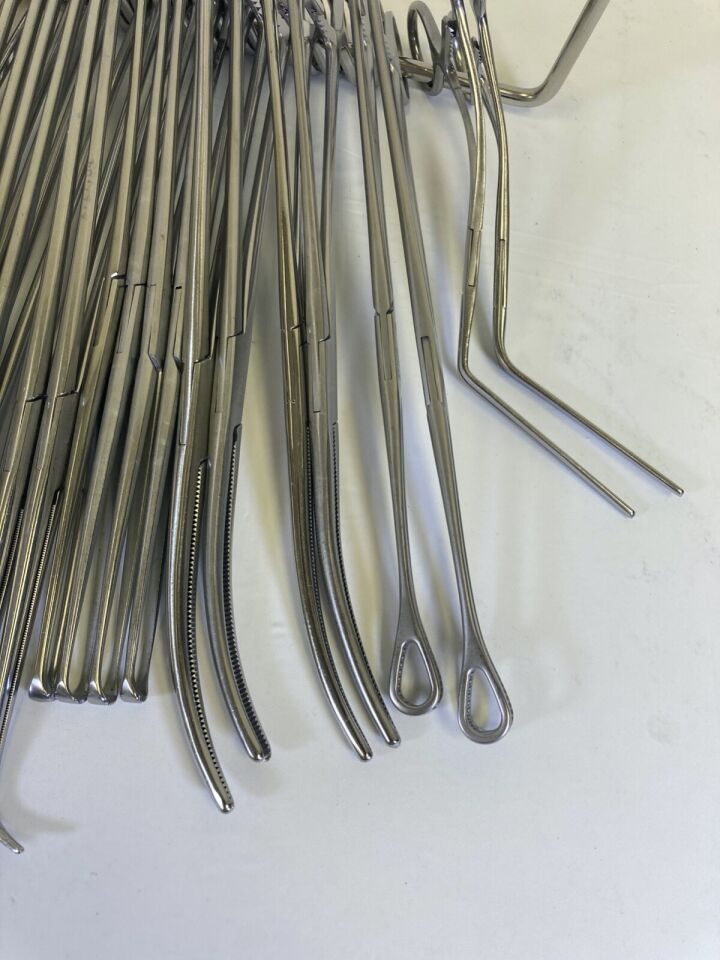 VARIOUS  Jarit Pilling Weck Codman Extra Long Instrument Set w SterilizationTray — photo 6