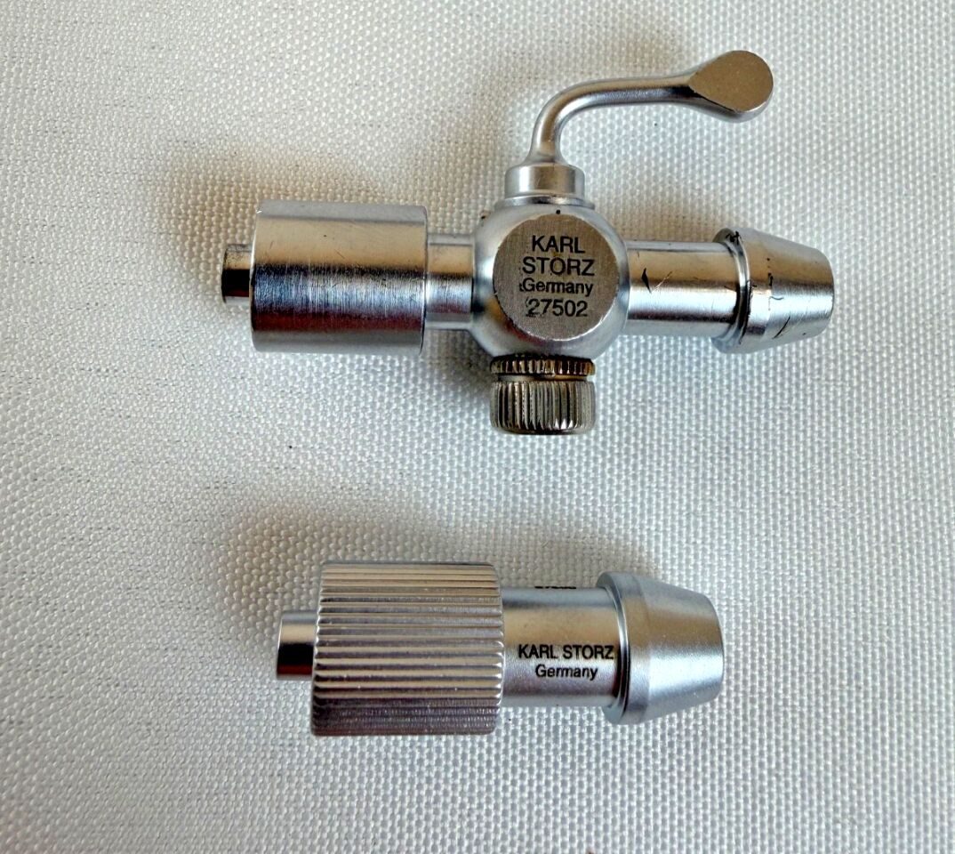 KARL STORZ 6002000 27502 Luer Lock w/ Valve & Hahn Adapters Set — photo 2