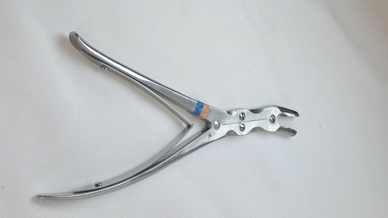 MEDLINE 32.245.23 Leksell-Stille Rongeur D/A 9.5" Curved 8mm Bone Cutter — photo 3