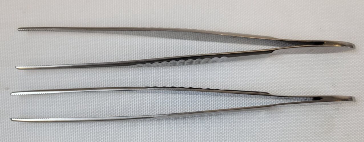 PADGETT P4187 Extra Fine Dressing Forceps Straight 5-5/8"