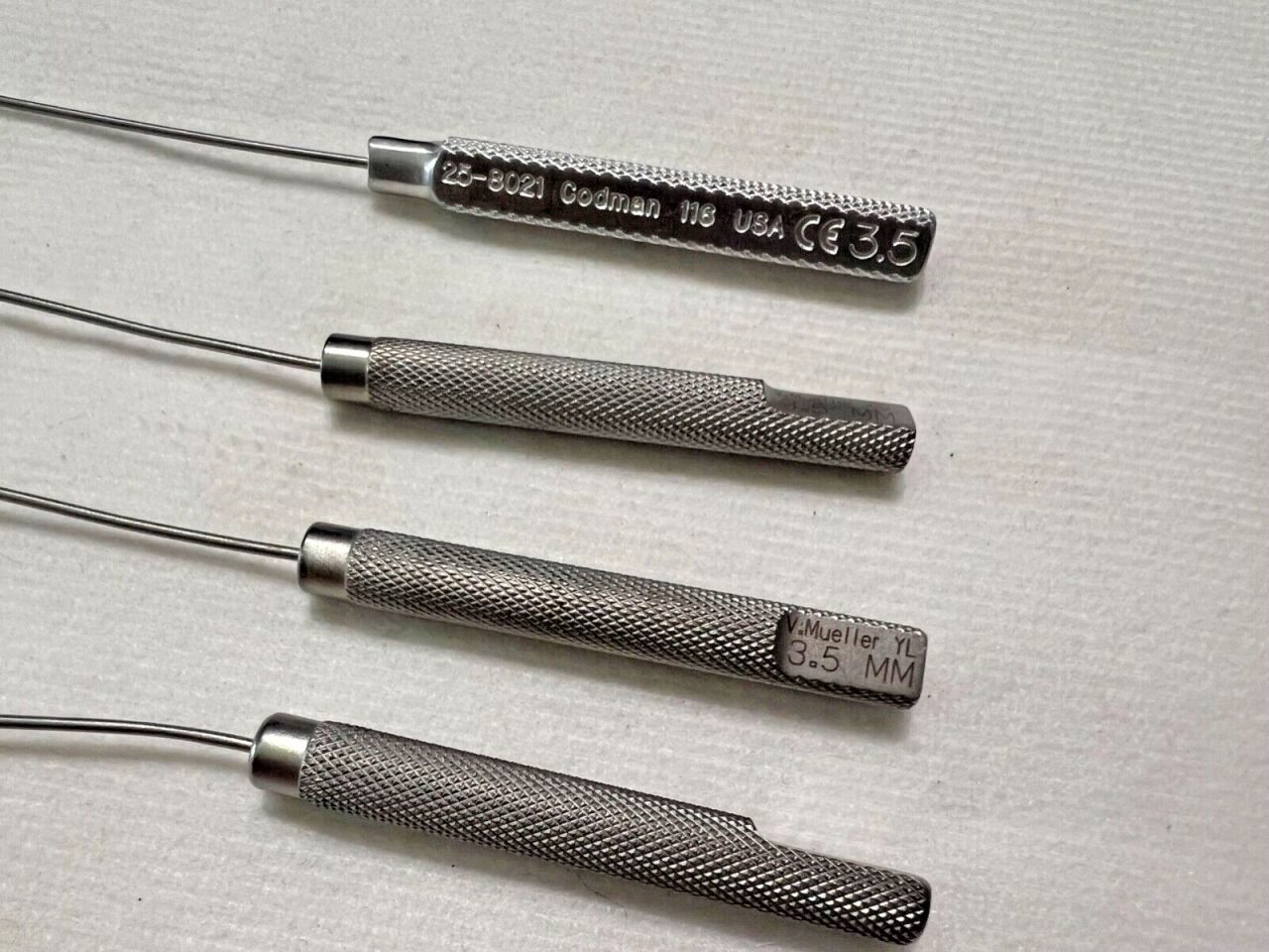 CODMAN 3.5mm DeBakey Vascular Dilators 8" Set of 4 DeBakey Vascular Dilators 3.5mm — photo 3