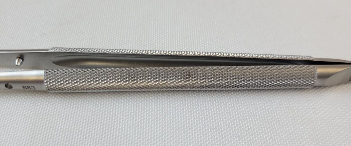 PILLING 358007 Micro Denis Ring Forceps 1mm Smooth Ring Tip 8-1/4" — photo 3