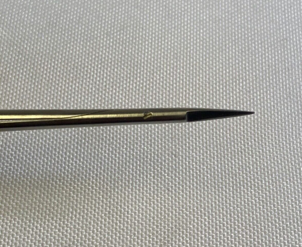 AESCULAP FD105R Micro Vessel Scissors Bayonet Straight Sharp Tips 7.5" — photo 6