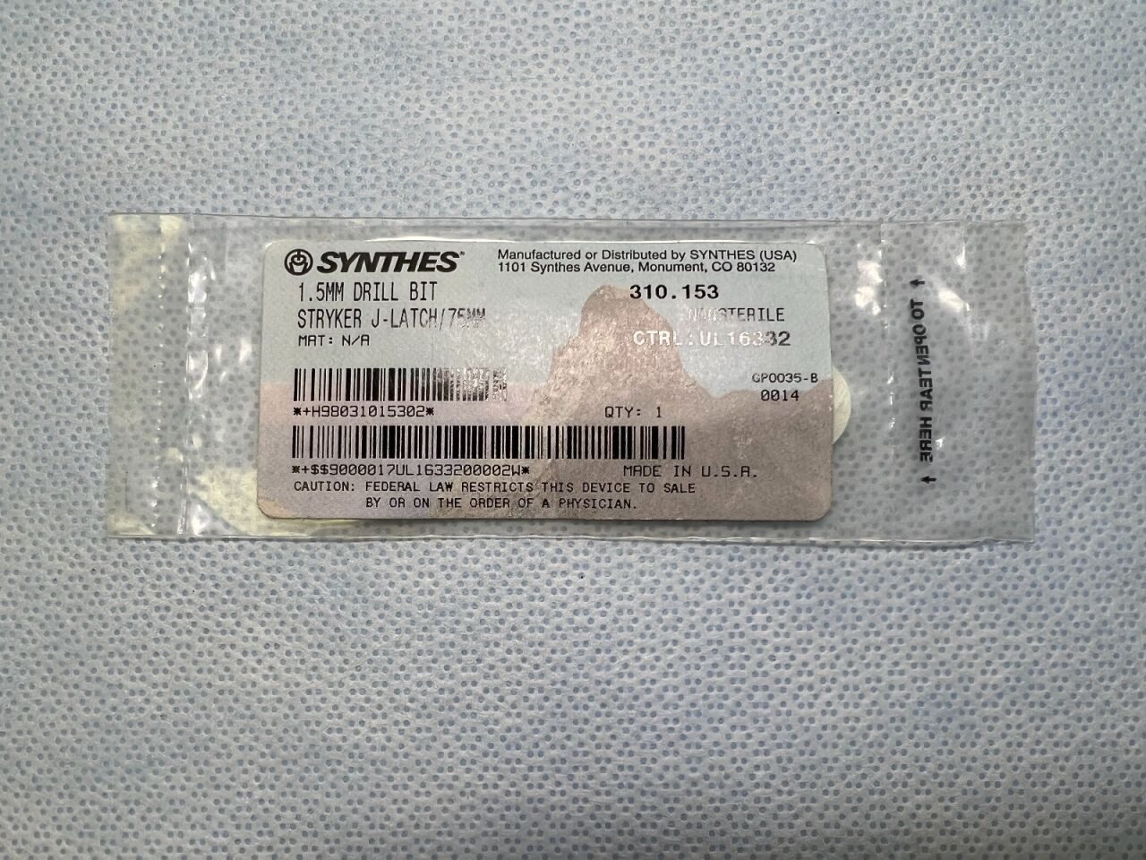 SYNTHES 310.153 Drill Bit