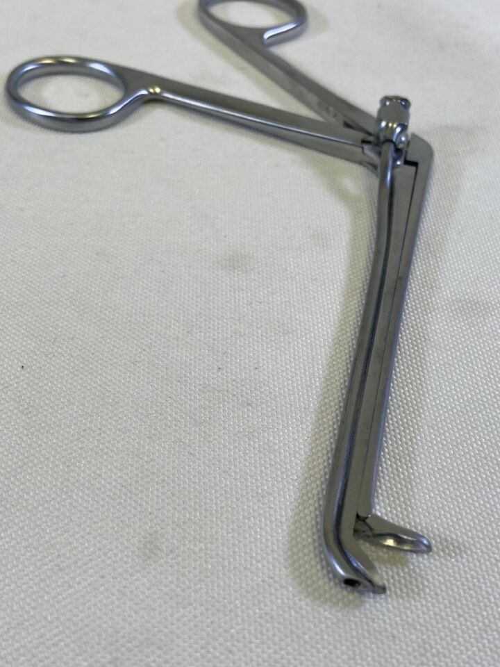 KARL STORZ 650041 w/ Suction Size 1 45deg Upturned Jaws ENT Weil Blakesley Forcep — photo 8