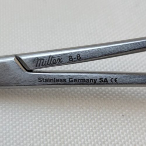 MILTEX 8-7 & 8-8 Set of 2 Webster/Halsey Needle Holders Smooth Jaws — photo 12