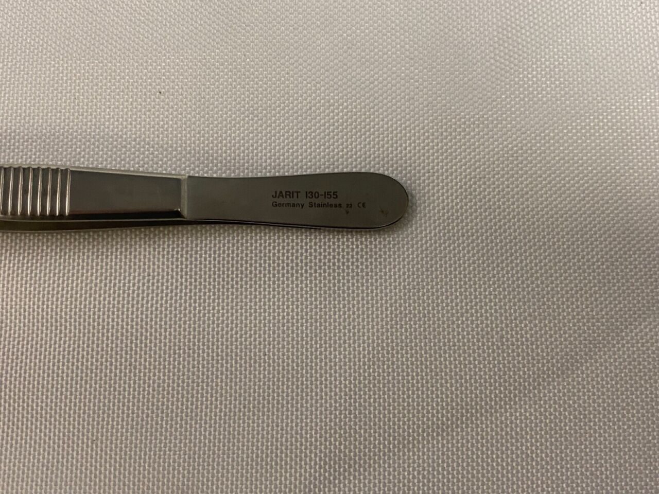 JARIT 130-155 Tissue Forceps 1X2 Teeth — photo 2