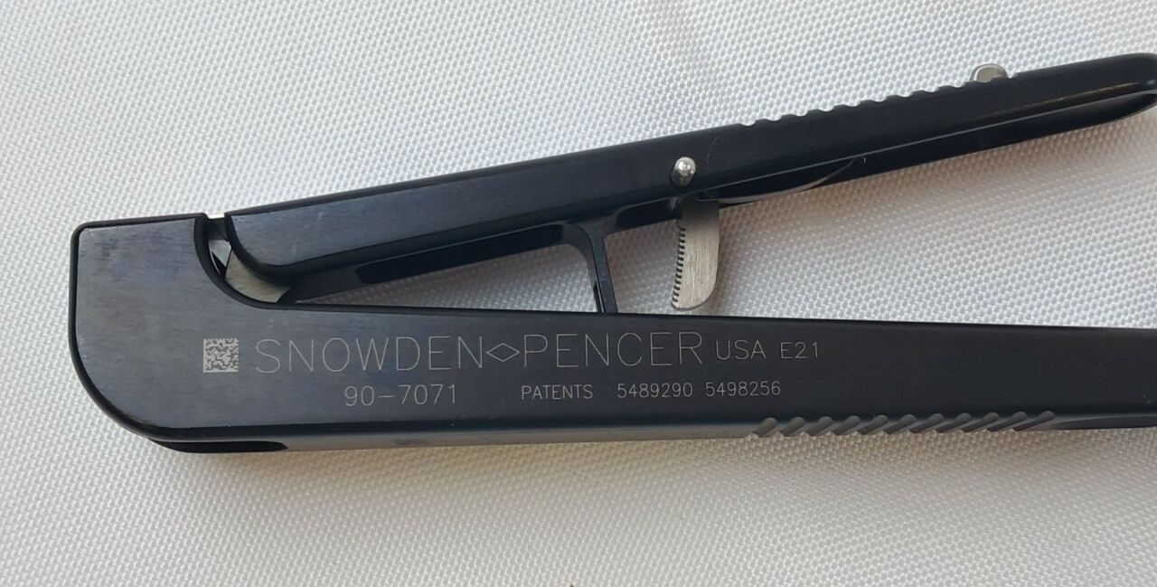 SNOWDEN-PENCER 90-7071 Laparoscopic Flat Nose Dissector Forceps 5.0mm x 32cm — photo 2