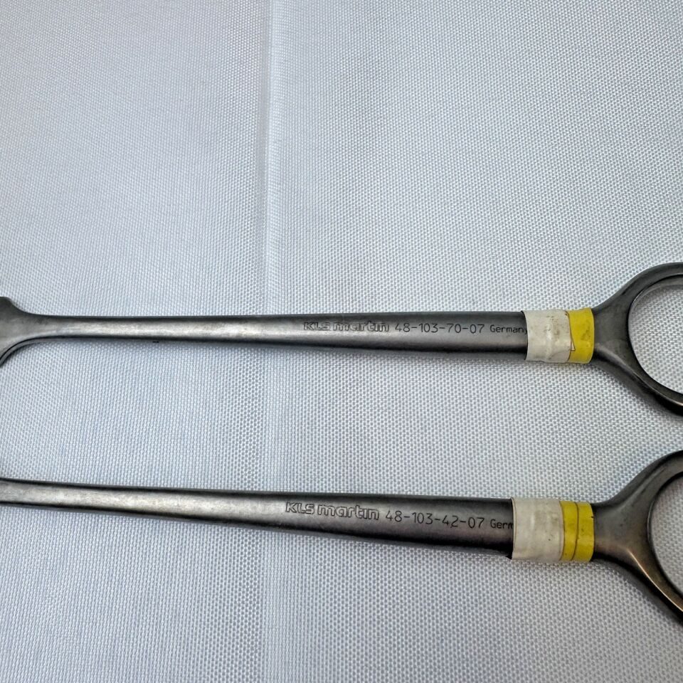 KLS MARTIN 48-103-70-07 48-101-42-07 Set of 2 Obwegeser Soft Tissue Retractors — photo 3
