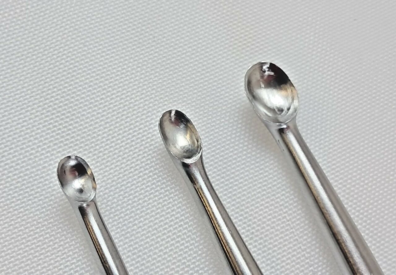 ZIMMER 3681 #2 #3 & #6 3pc Bruns Bone Curette Set — photo 4
