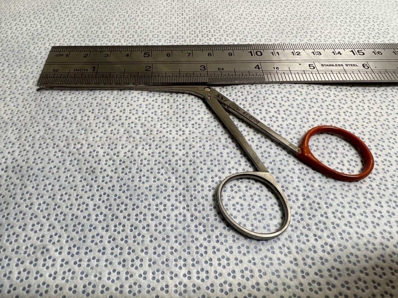 SSI ULTRA 61-0708 Curved Right House ENT Scissors 5-1/4" — photo 4