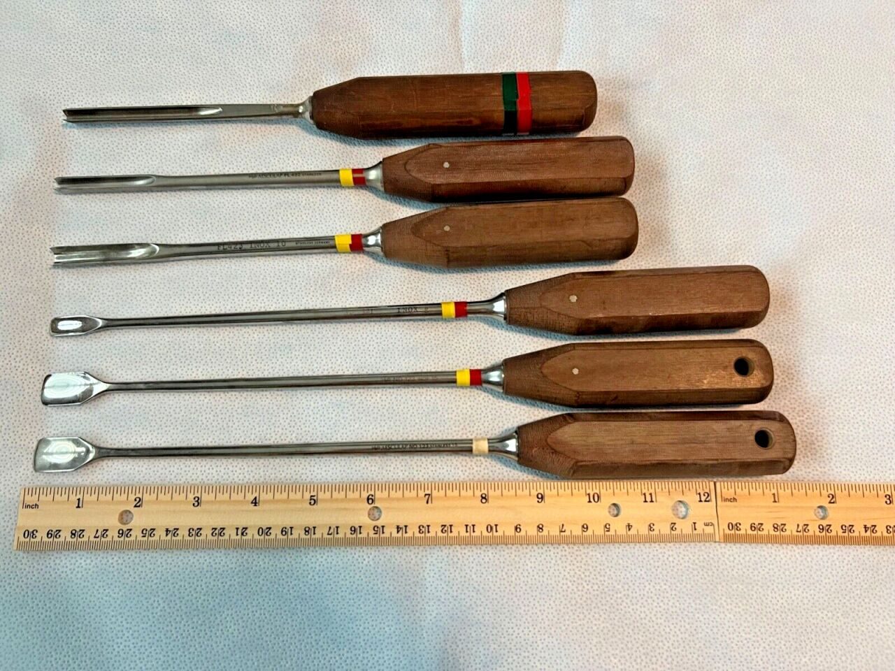 AESCULAP  Set of 6 Spinal Elevators & Gauges — photo 4