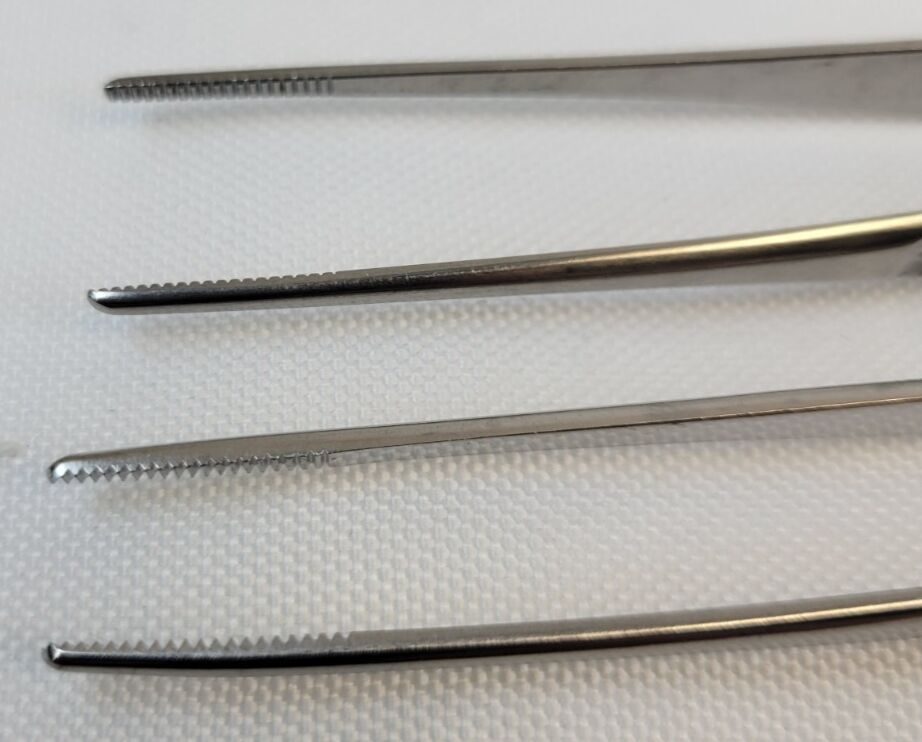 PADGETT P4187 Extra Fine Dressing Forceps Straight 5-5/8" — photo 2