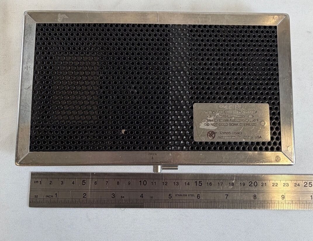 MEDTRONIC/ XOMED 3155615 Skeeter Oto-Tool Drill Sterilization Case Otolaryngology — photo 8